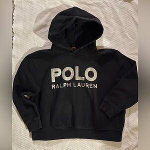 Polo by Ralph Lauren Girls Hoodie in Black and White